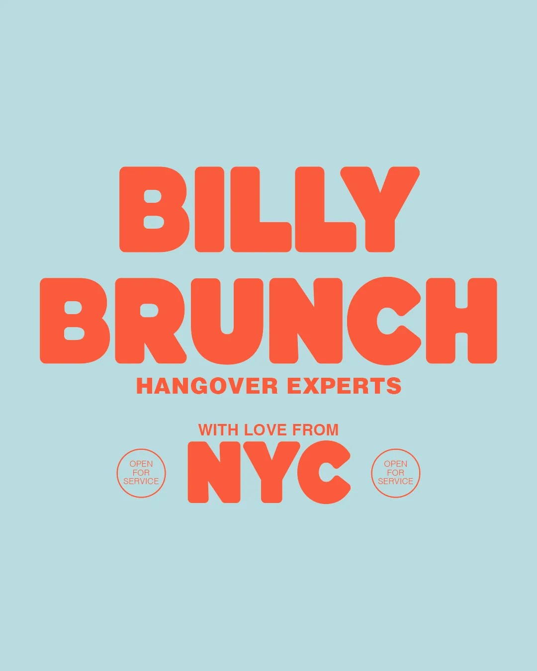 Billy Brunch social graphic