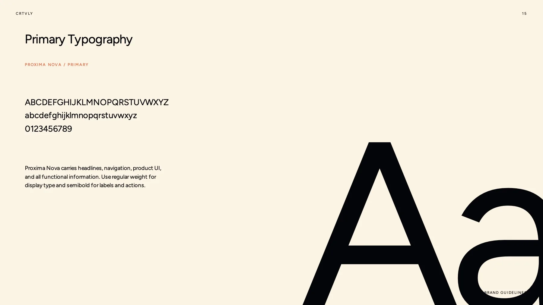 CRTVLY typography