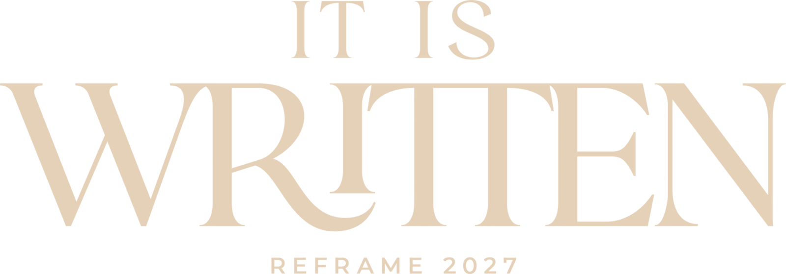 It Is Written, Reframe 2027